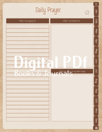 2026 Bible Inspired Calender and Journal, Digital Pdf