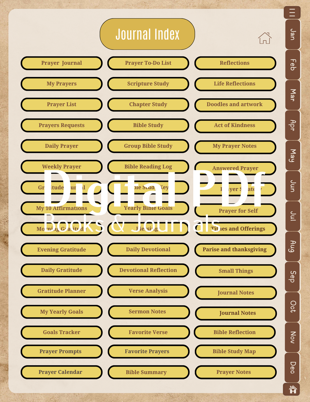 2026 Bible Inspired Calender and Journal, Digital Pdf