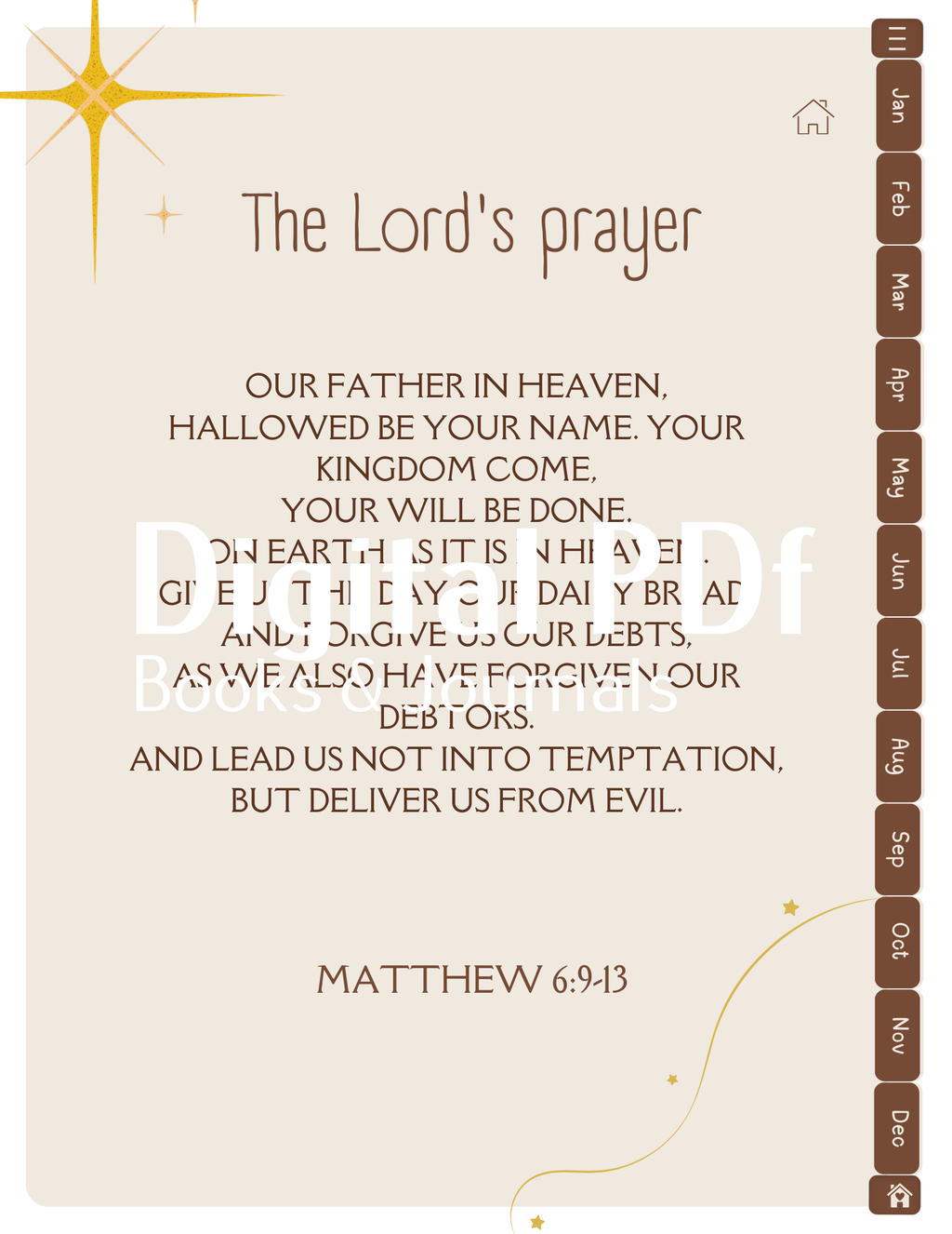 2026 Bible Inspired Calender and Journal, Digital Pdf