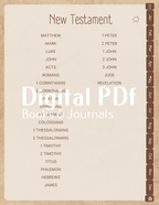 2026 Bible Inspired Calender and Journal, Digital Pdf