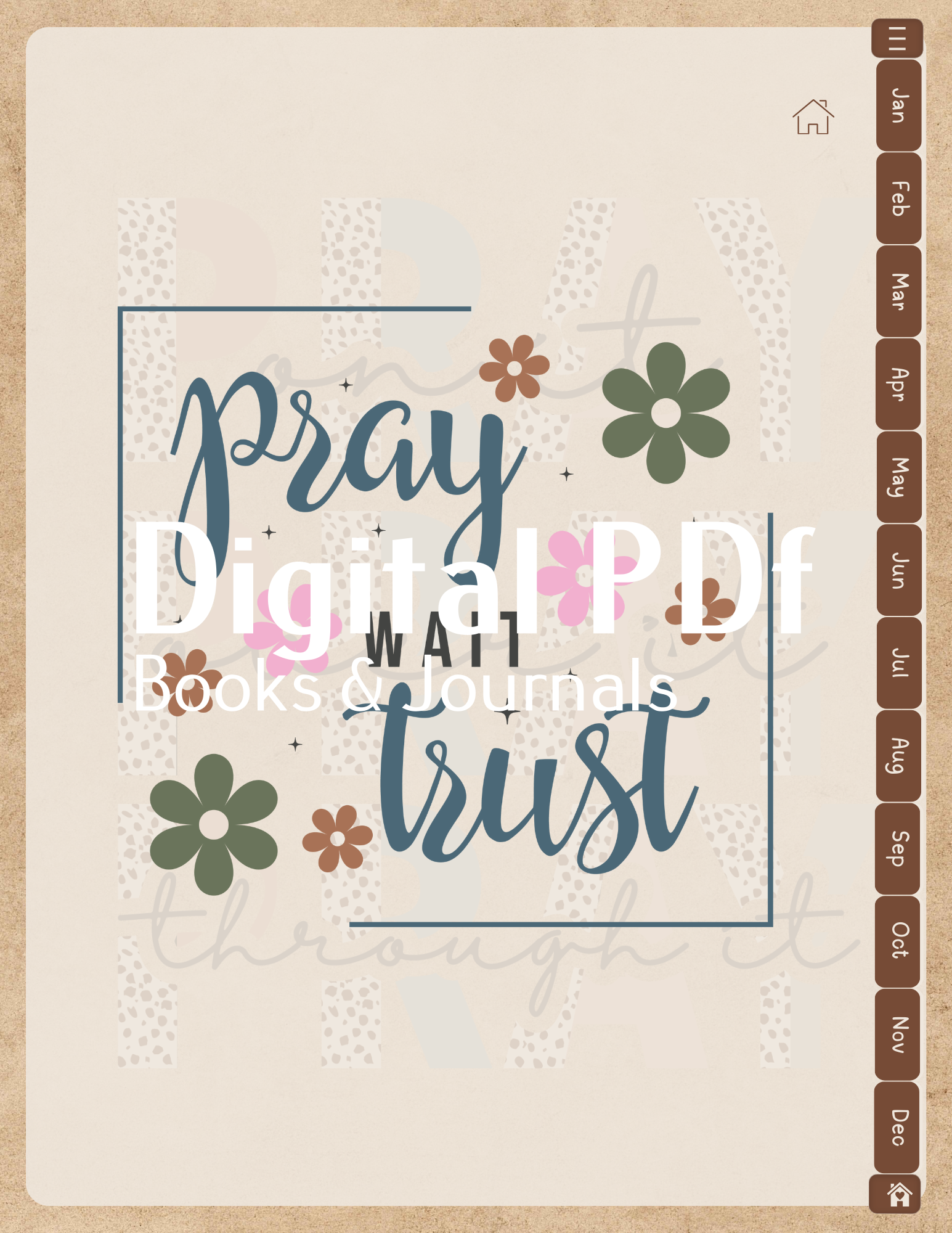 2026 Bible Inspired Calender and Journal, Digital Pdf