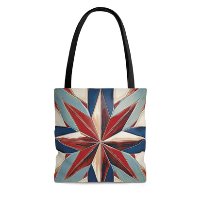 Beautiful Stars Abstract Star Style Red, White, And Blue Tote Bag