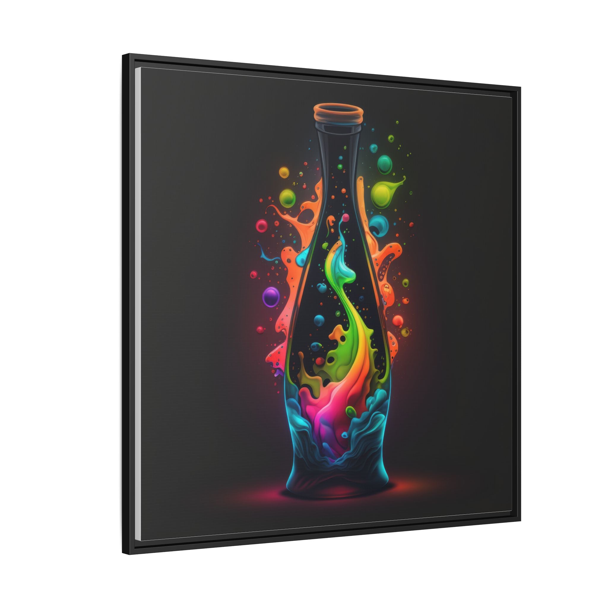 Chromatic Ascent, Art Print — Colorful Modern Wall Canvas