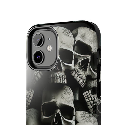 Metallic Chrome Skulls and classic Designed 11 Tough Phone Cases