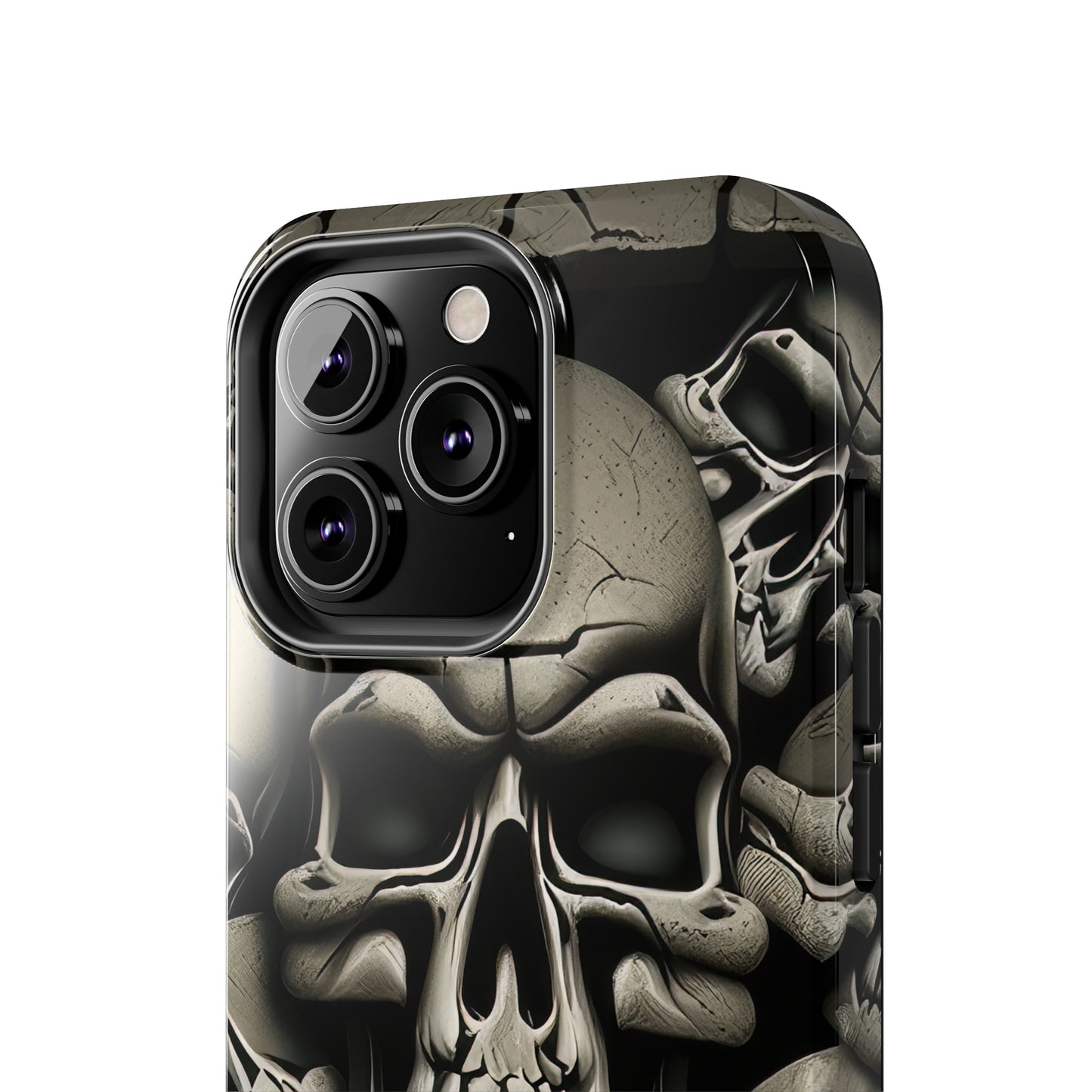 Metallic Chrome Skulls and classic Designed 12 Tough Phone Cases