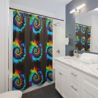 Bold And Beautiful Tie Dye Style One Shower Curtains