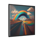 Road to Color, Art Print — Colorful Modern Wall Canvas
