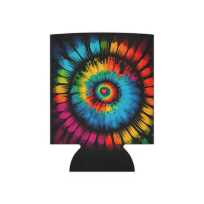 Bold And Beautiful Tie Dye Style Four Can Cooler