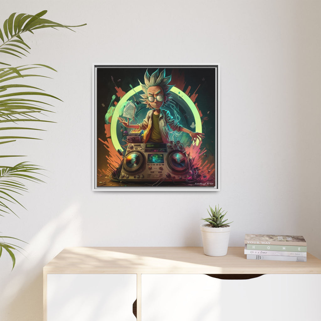 Frequency of Genius, Art Print — Colorful Modern Wall Canvas