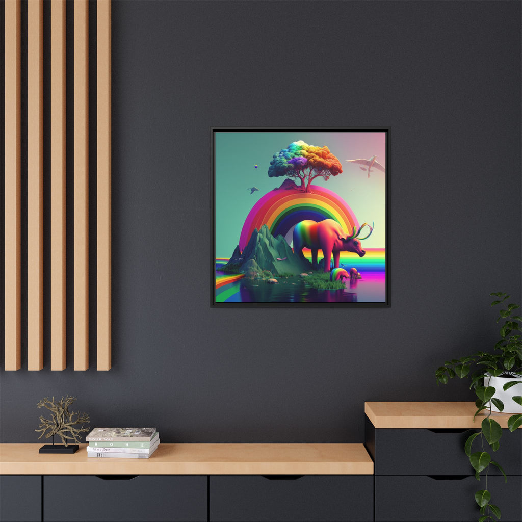 Sanctuary of Color, Art Print — Colorful Modern Wall Canvas