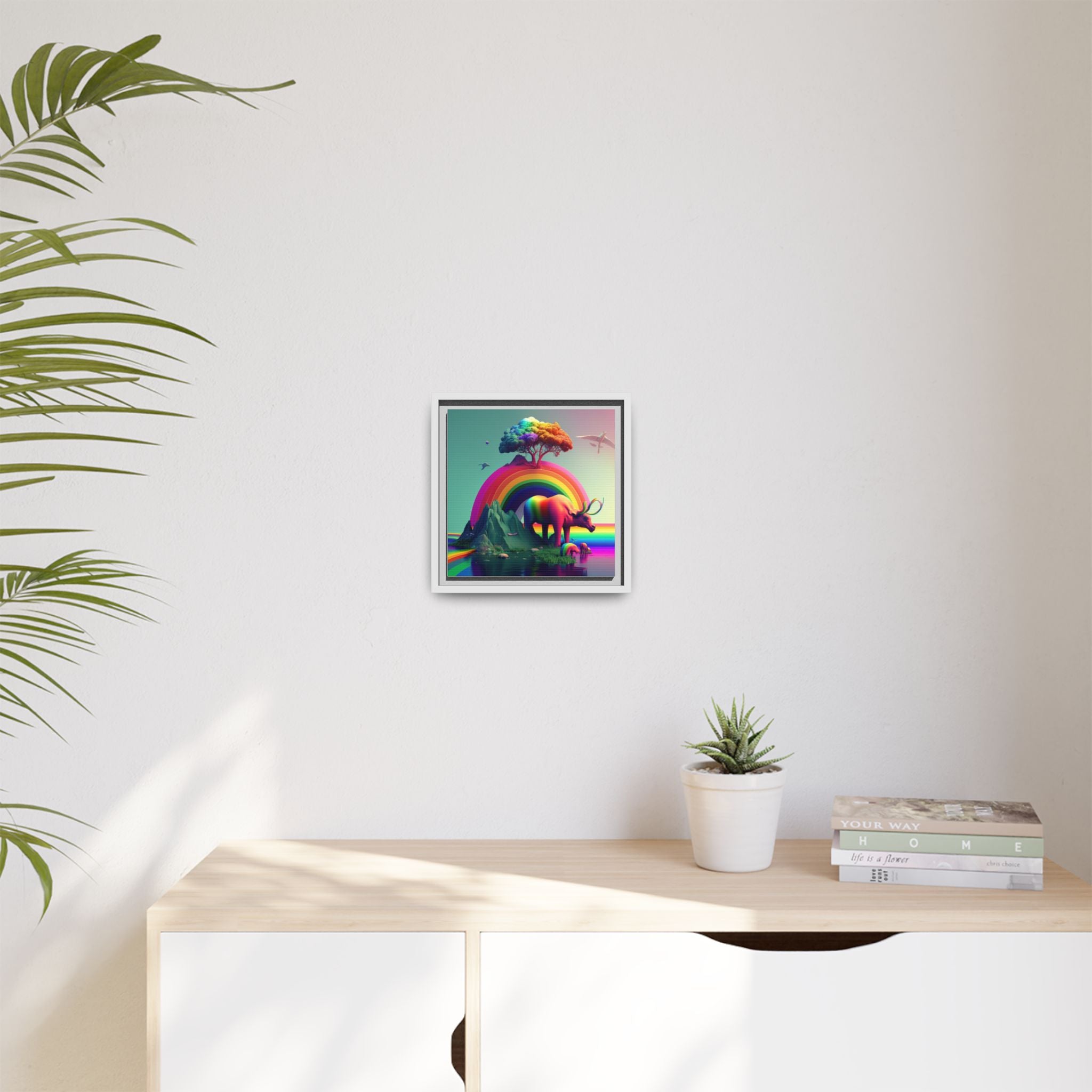 Sanctuary of Color, Art Print — Colorful Modern Wall Canvas