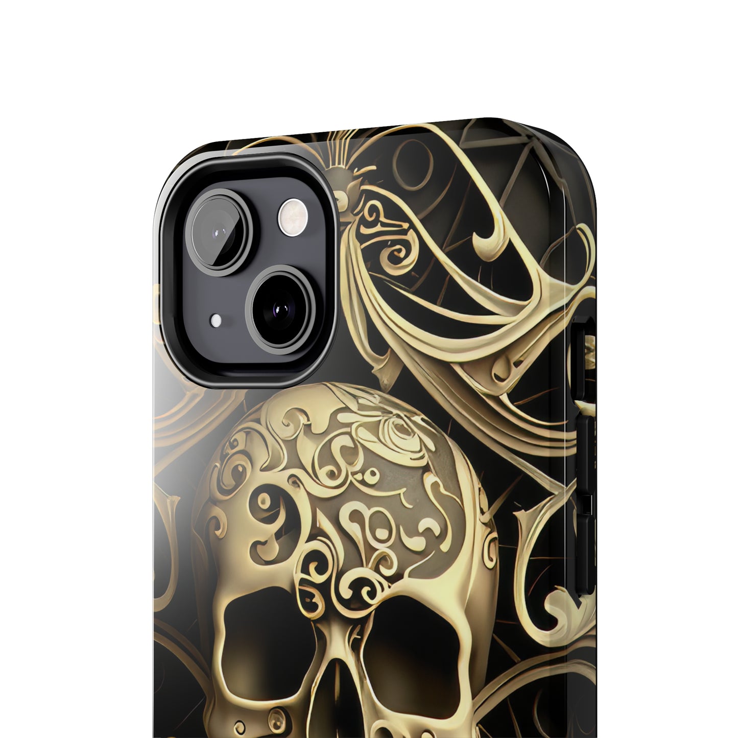 Metallic Chrome Skulls and classic Designed 7 Tough Phone Cases