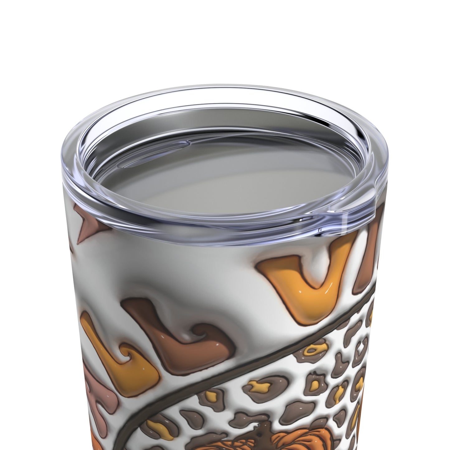 Fall Vibe 3-D Puffy Halloween By Mock Up Tumbler 20oz