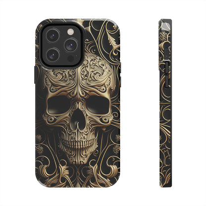 Metallic Chrome Skulls and Classic Designed 8 Tough Phone Cases