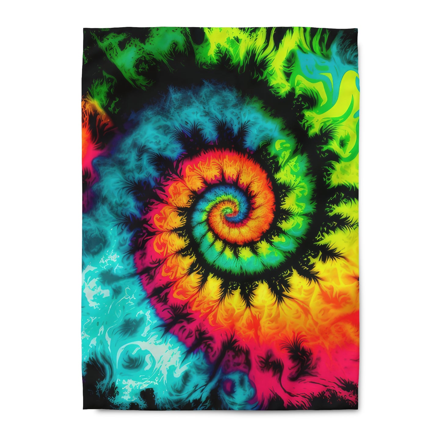 Bold And Beautiful Tie Dye Style Three Duvet Cover