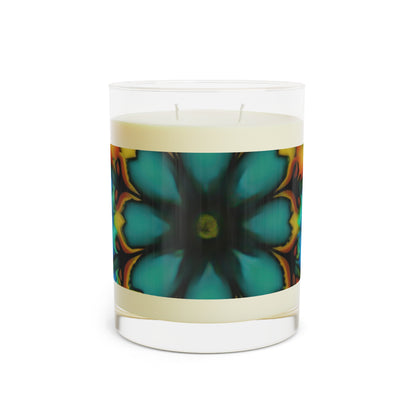 Bold And Beautiful Tie Dye B 3 A Blue Yellow Scented Candle - Full Glass, 11oz