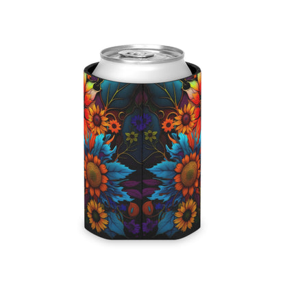 Bold And Beautiful Flowers Style One Can Cooler