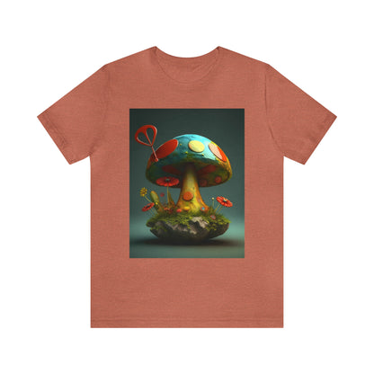 Hippie Mushroom Color Candy Style Design Style 4 Unisex Jersey Short Sleeve Tee