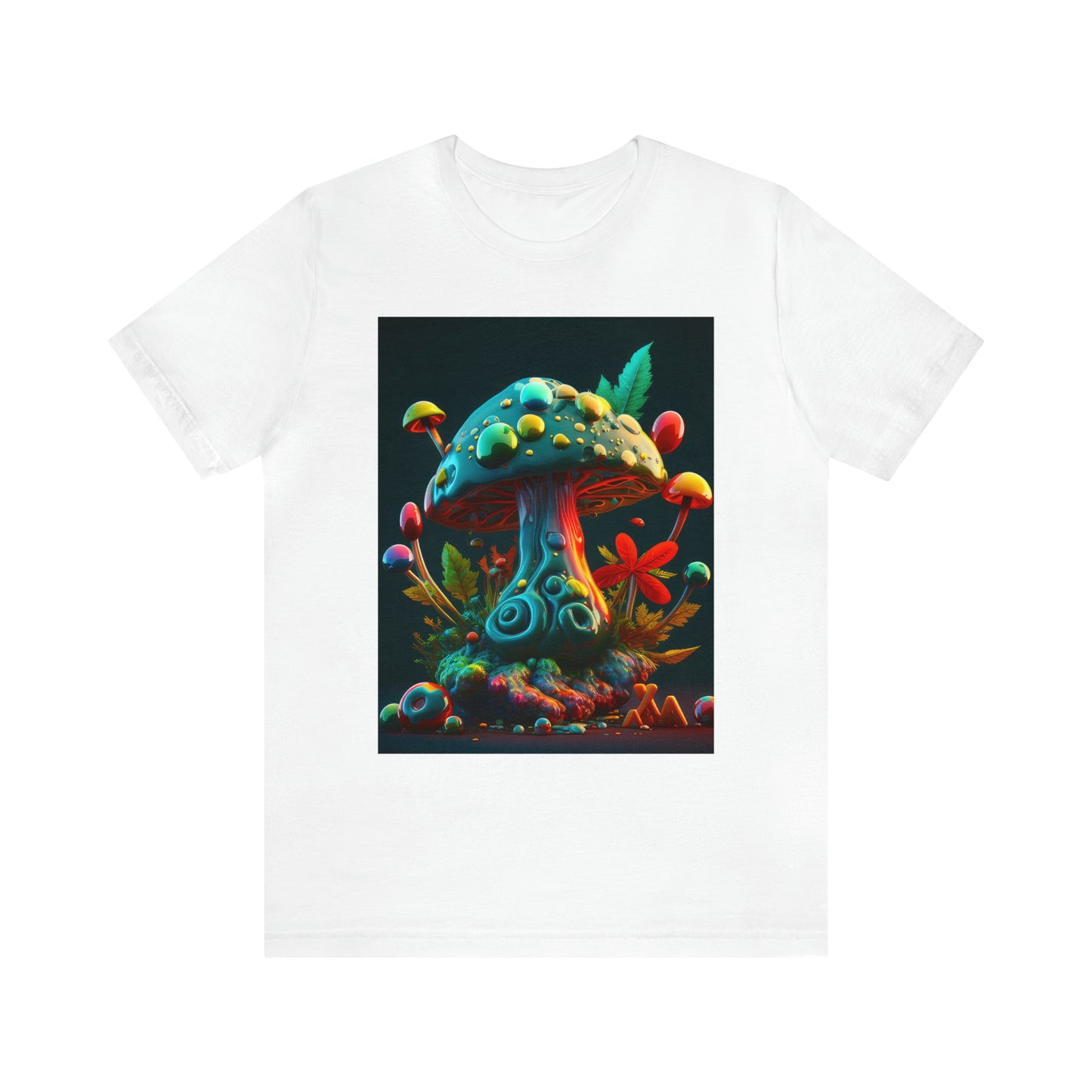 Hippie Mushroom Color Candy Style Design Style 5 Unisex Jersey Short Sleeve Tee