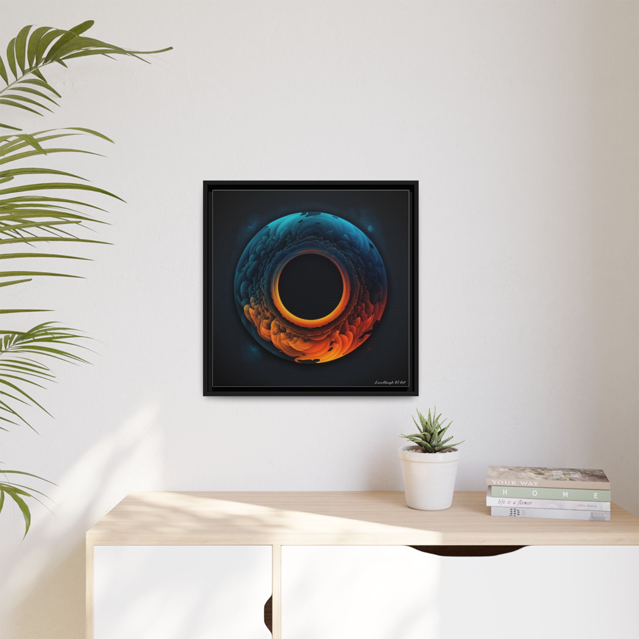 Molten Silence, Art Print — Colorful Modern Wall Canvas