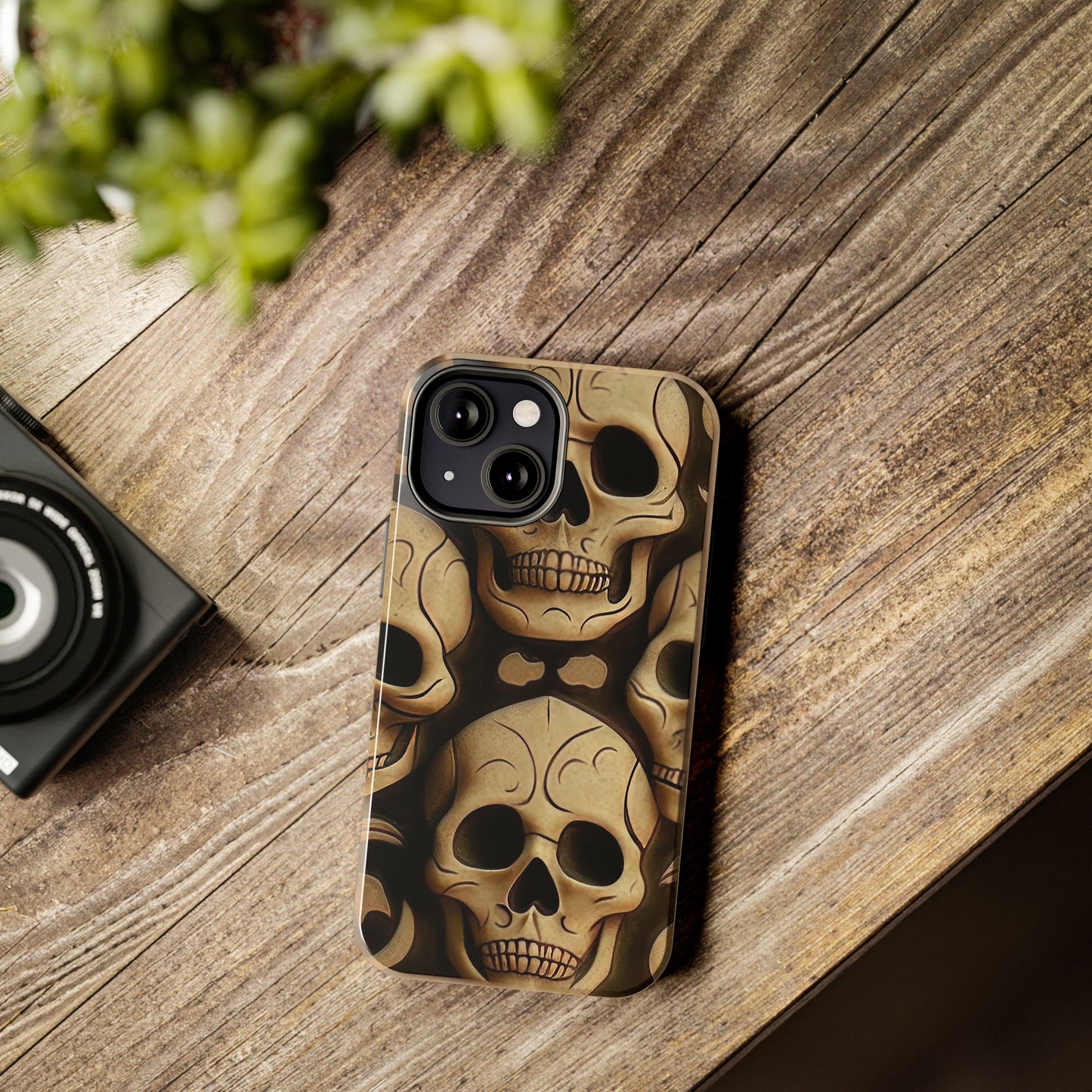 Metallic Chrome Skulls and classic Designed 19 Tough Phone Cases