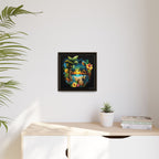 Island Rhythm at Dusk, Art Print — Colorful Modern Wall Canvas