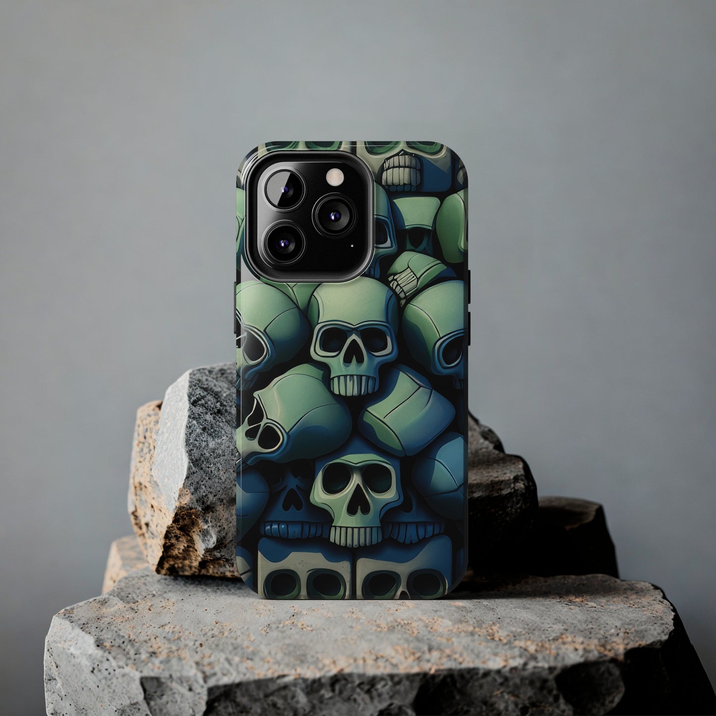 Metallic Chrome Skulls and classic Designed 10 Tough Phone Cases