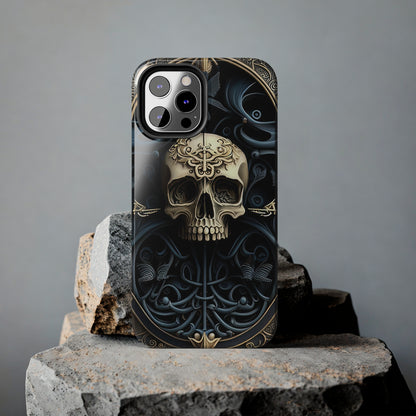 Metallic Chrome Skulls and classic Designed 6 Tough Phone Cases