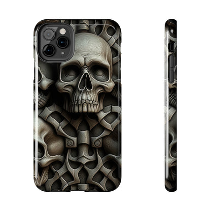 Metallic Chrome Skulls and classic Designed 19 Tough Phone Cases