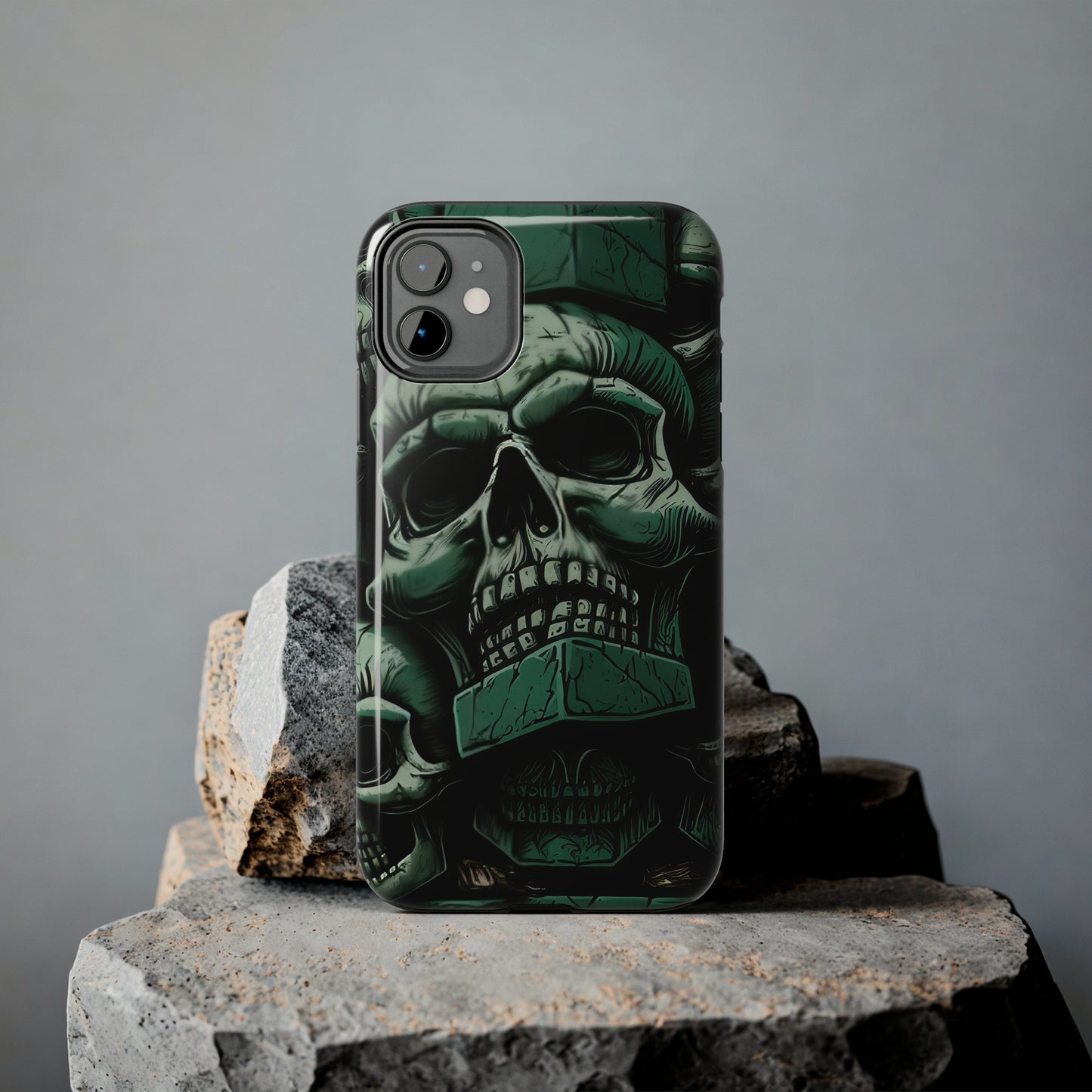 Metallic Chrome Skulls and classic Designed 15 Tough Phone Cases