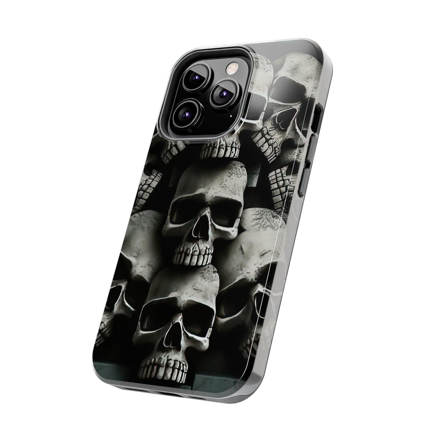 Metallic Chrome Skulls and classic Designed 11 Tough Phone Cases