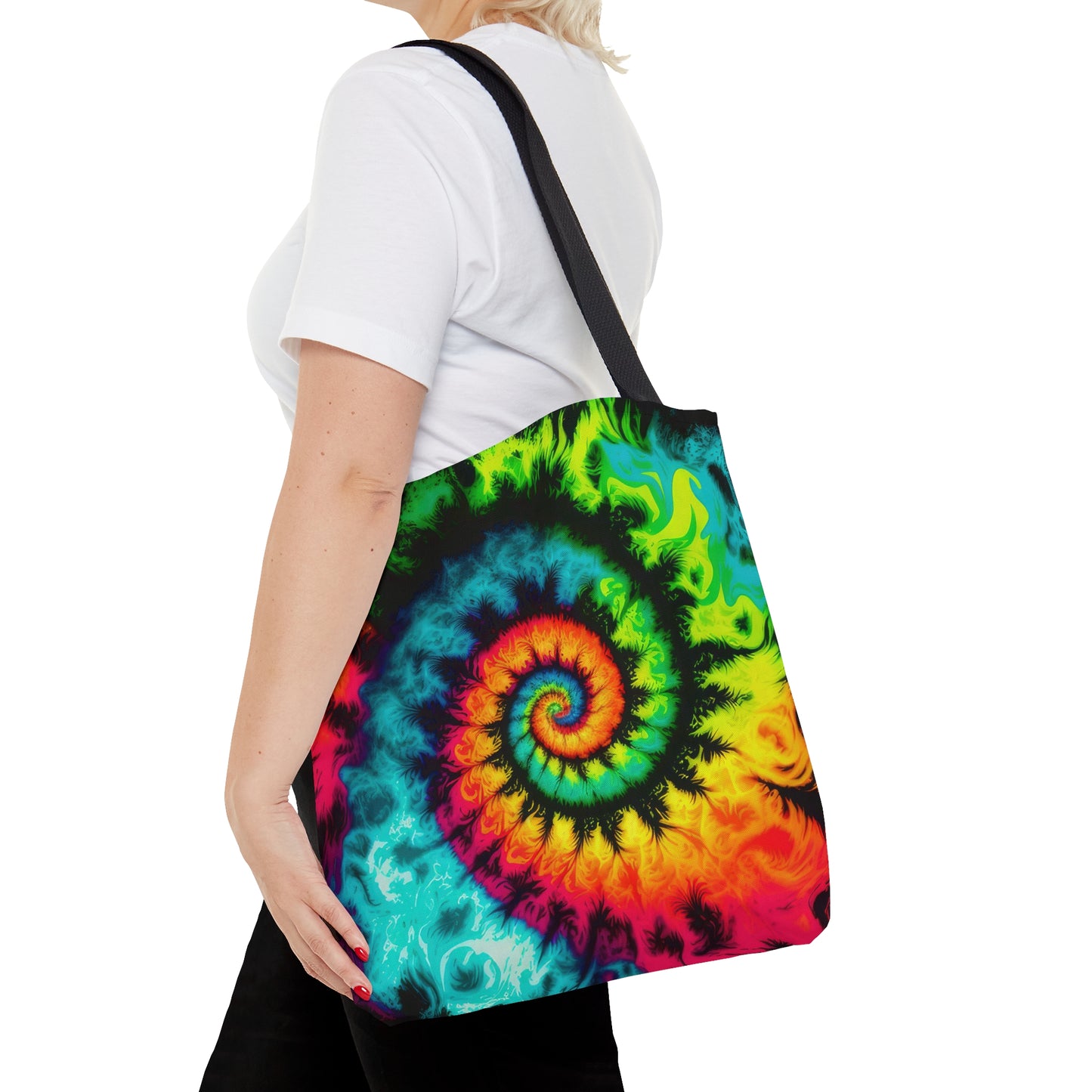 Bold And Beautiful Tie Dye Style Three Tote Bag (AOP)