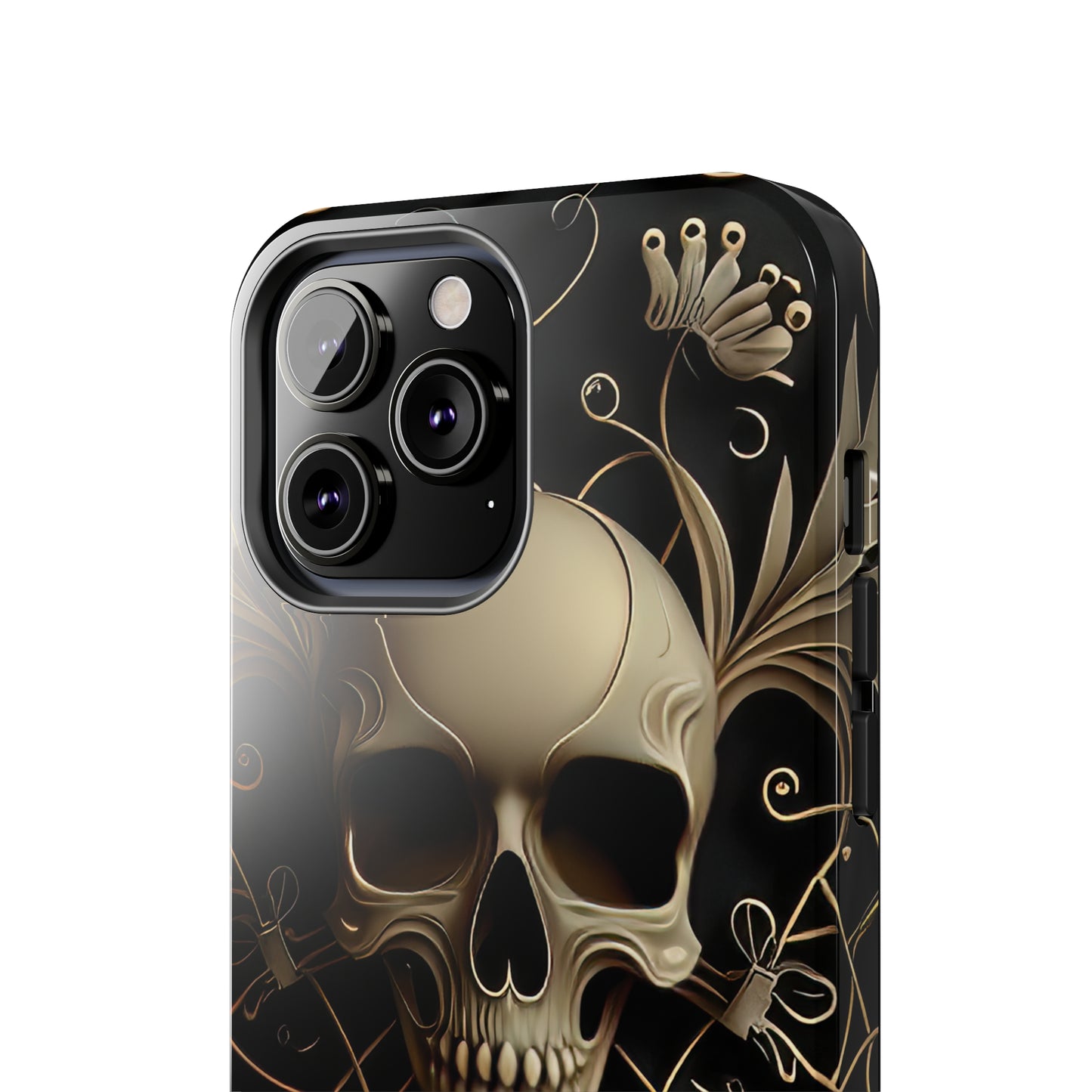 Metallic Chrome Skulls and classic Designed 1 Tough Phone Cases