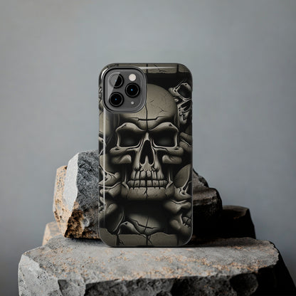 Metallic Chrome Skulls and classic Designed 12 Tough Phone Cases