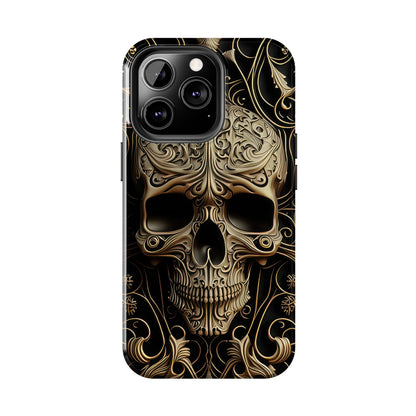 Metallic Chrome Skulls and Classic Designed 8 Tough Phone Cases