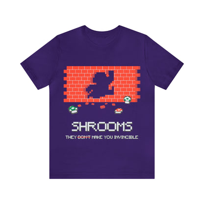 Shrooms, They Make You Invincible, Unisex Jersey Short Sleeve Tee