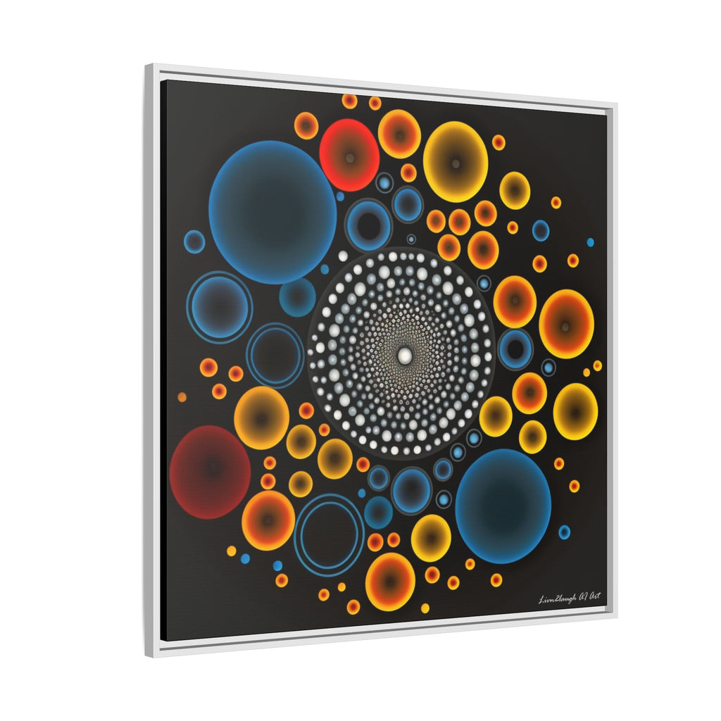 Harmonic Orbits, Matte Canvas, Framed (Multi-color)