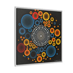 Harmonic Orbits, Matte Canvas, Framed (Multi-color)