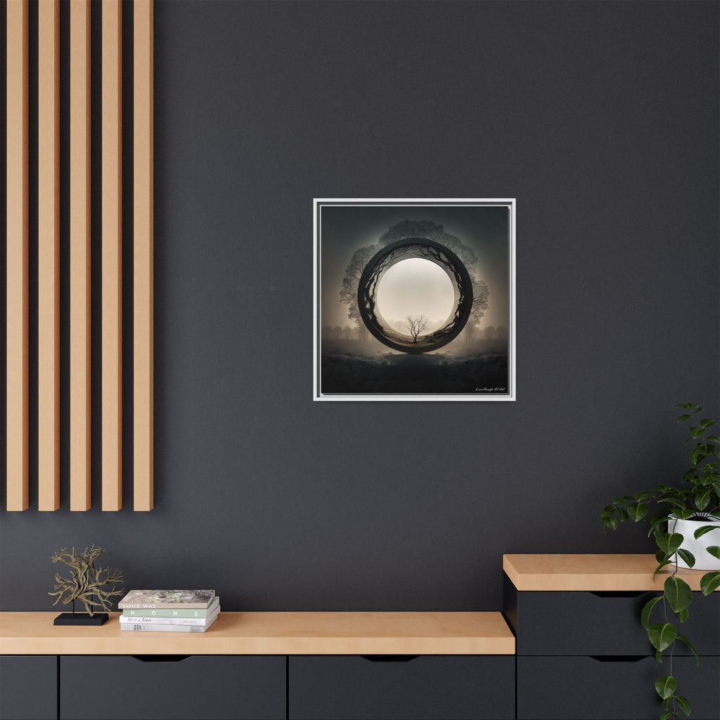 Circle of Stillness, Art Print — Colorful Modern Wall Canvas