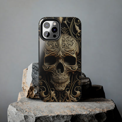 Metallic Chrome Skulls and Classic Designed 8 Tough Phone Cases