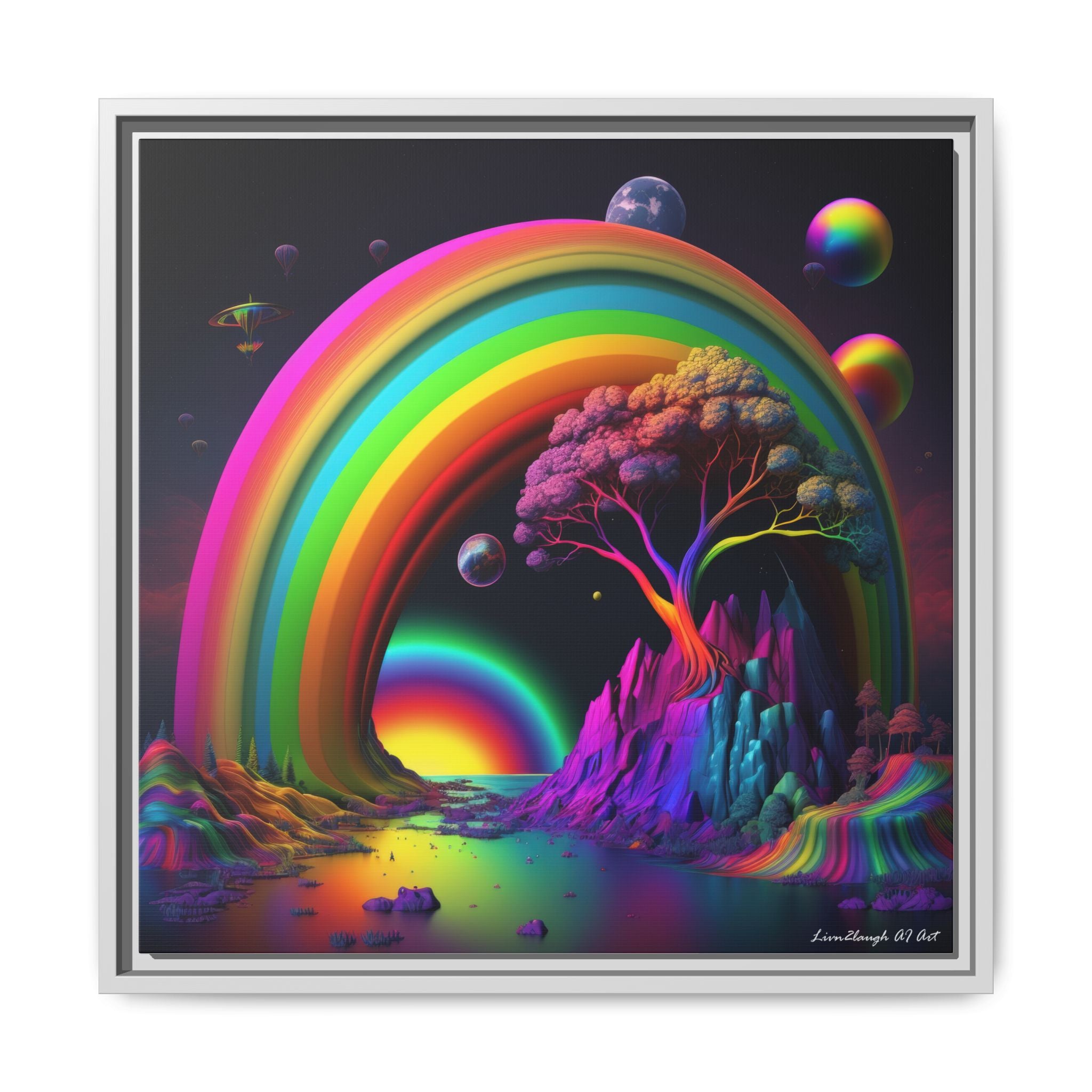 Arc of Infinite Wonder, Art Print — Colorful Modern Wall Canvas
