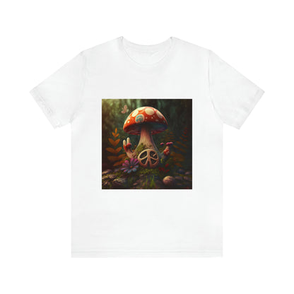 Hippie Mushroom Color Candy Style Design Style 7 Unisex Jersey Short Sleeve Tee