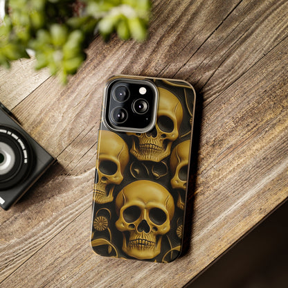 Metallic Chrome Skulls and classic Designed 18 Tough Phone Cases