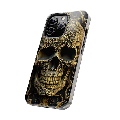 Metallic Chrome Skulls and classic Designed 4 Tough Phone Cases