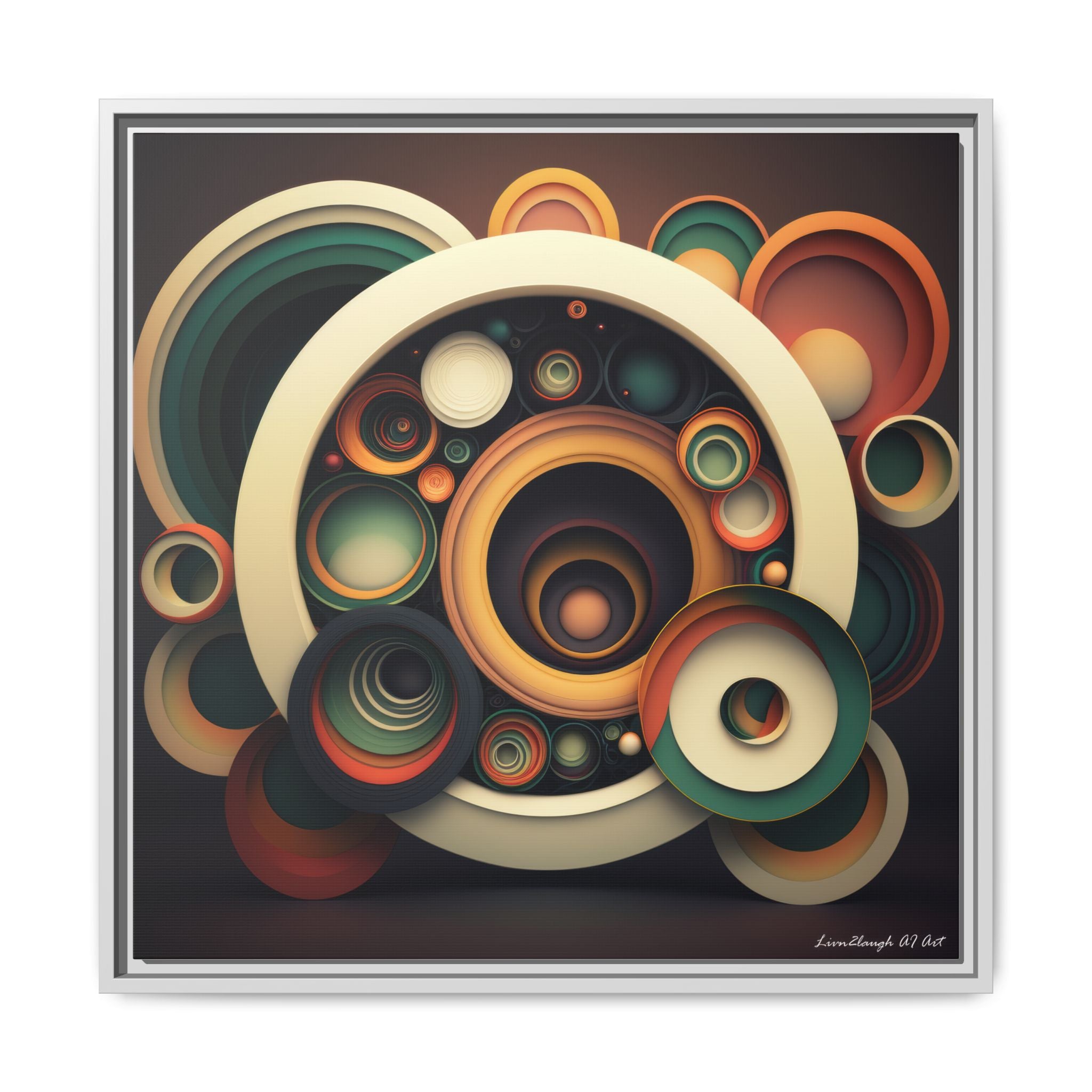 Inner Resonance, Art Print — Colorful Modern Wall Canvas