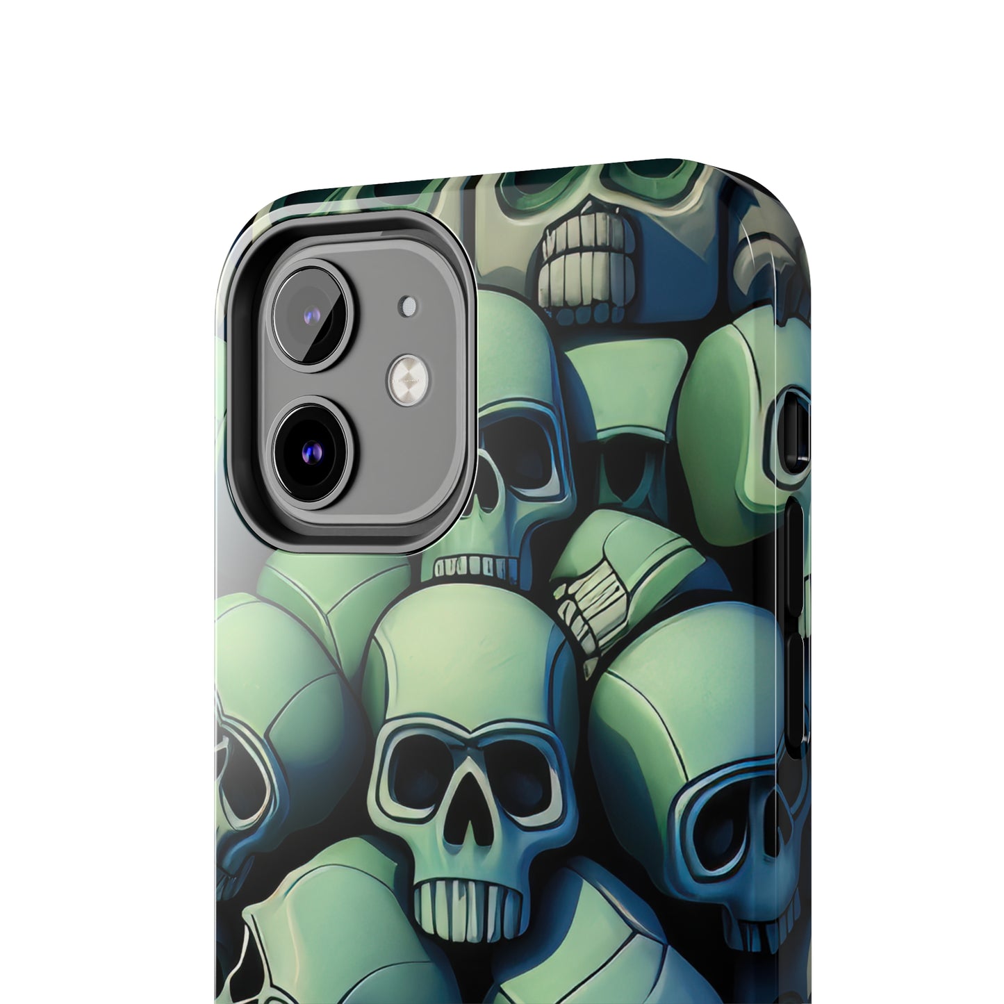 Metallic Chrome Skulls and classic Designed 10 Tough Phone Cases