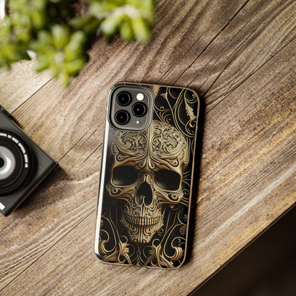 Metallic Chrome Skulls and Classic Designed 8 Tough Phone Cases