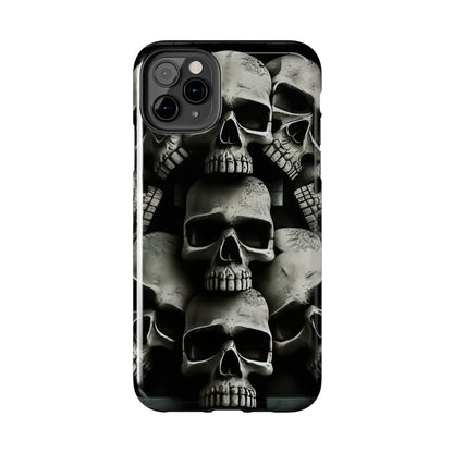 Metallic Chrome Skulls and classic Designed 11 Tough Phone Cases