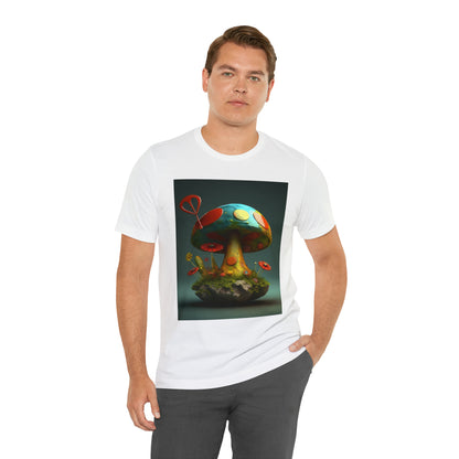 Hippie Mushroom Color Candy Style Design Style 4 Unisex Jersey Short Sleeve Tee