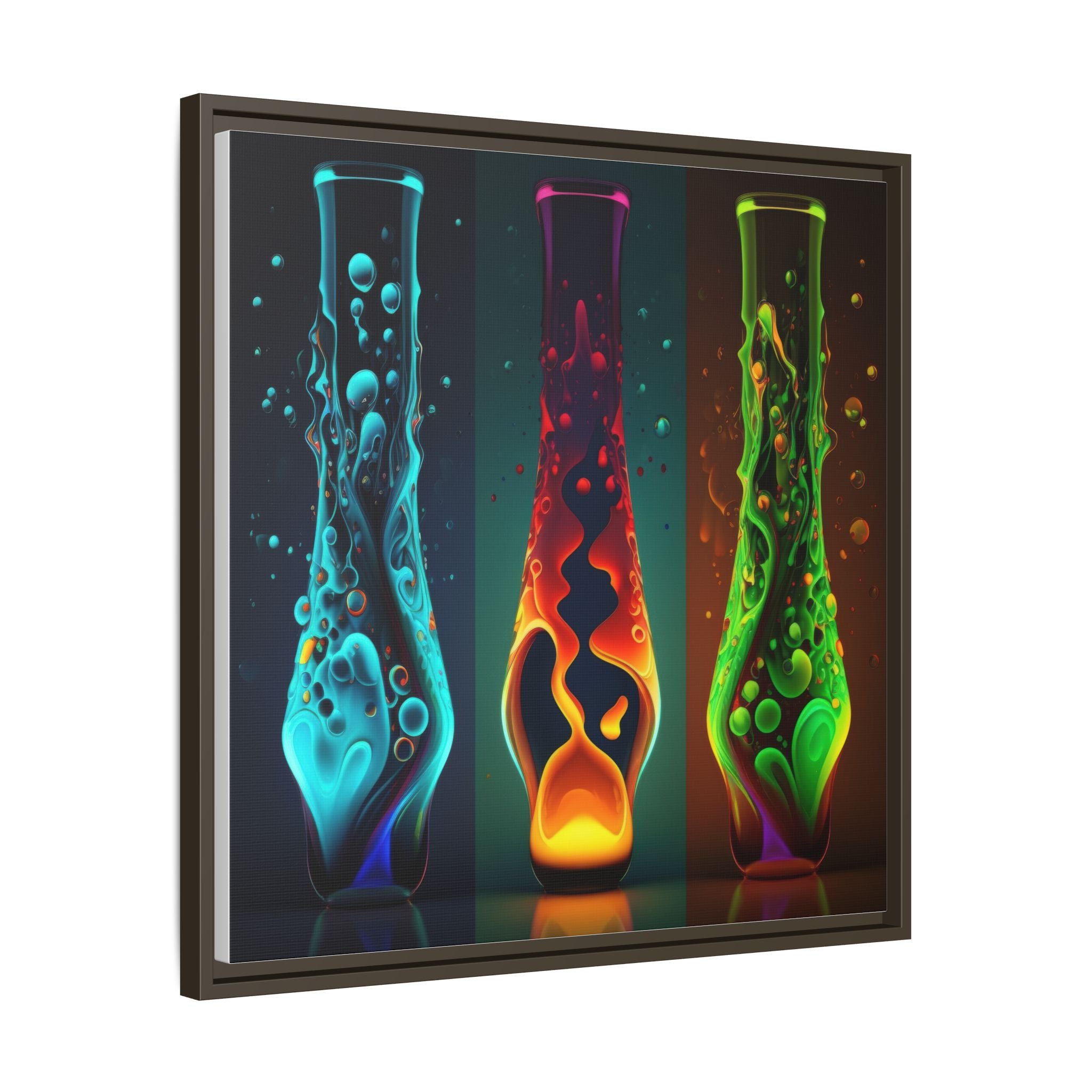 Three States of Flow, Art Print — Colorful Modern Wall Canvas